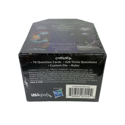 Nightmare Before Christmas Trivial Pursuit Quick Play Game 2010 Sealed - Picture 5 of 5