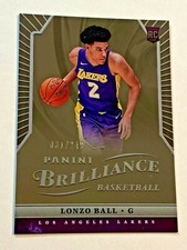 LONZO BALL 2017-18 CHRONICLES BASKETBALL ROOKIE BRILLIANCE # /249