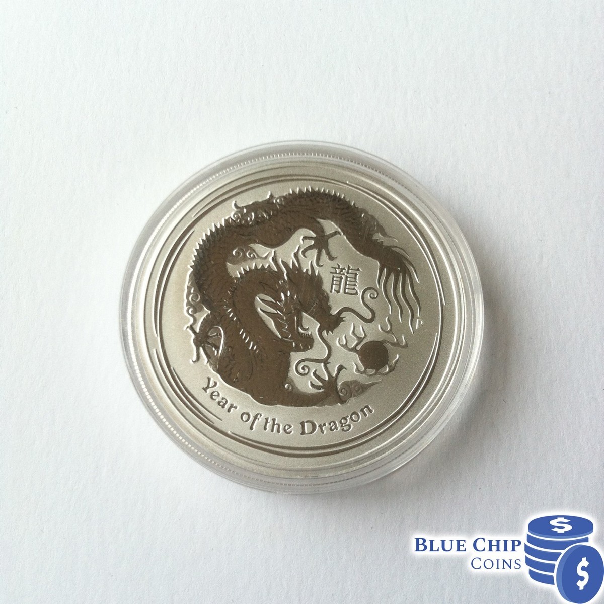 2012 $1 Year of the Dragon 1oz SILVER BULLION COIN IN CAPSULE | eBay