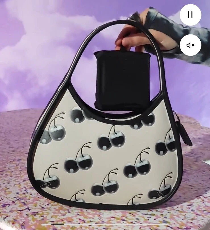 COACH Borsa Ciliegie Ergo Sacchetto Polvere Incluso Ritirato Esaurito