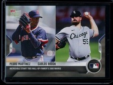 2021 Topps Now #184 Pedro Martinez & Carlos Rondon Base Card