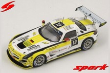 1:43 Mercedes SLS n°19 Spa 2012 1/43 • SPARK SB034