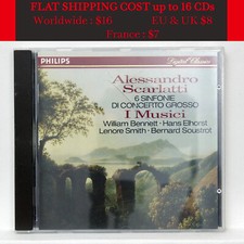 I MUSICI ⸺ SCARLATTI 6 sinfonie di concerto grosso ⸺ PHILIPS CD full silver NM
