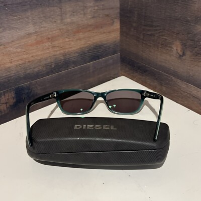 Diesel Eyeglasses DL5012 col.056 Tortoise&Green on Blue B  display picture 3
