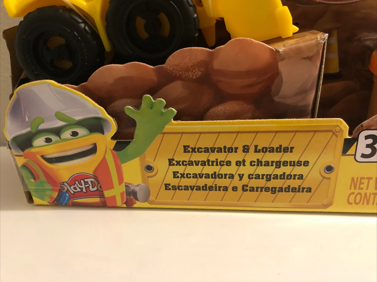 Play Doh Wheels Excavator and Loader Toy Construction Trucks. eBay