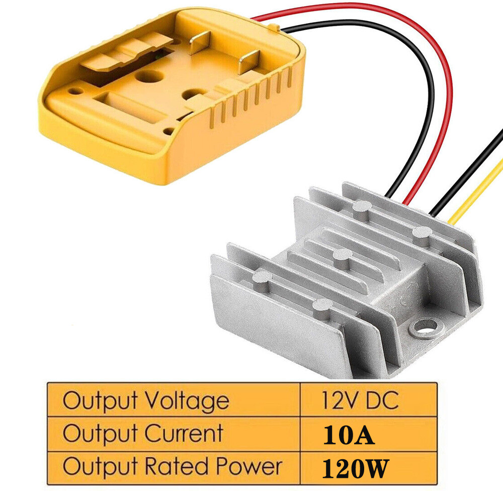 Dewalt Battery Inverter 20V To 12V Step Down Converter For Dewalt
