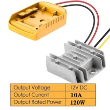 Converter Voltage Regulator DC 20V to 12V Step Down for Dewalt 10A 120W Switch