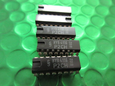 SIEMENS 16K DRAM 4 x HYB4116P2CH 16.384-Bit 150ns TMS4116 Spectrum ATARI