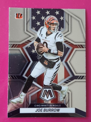 2022 Panini Mosaic #255 Joe Burrow Cincinnati Bengals National Pride - Picture 1 of 2