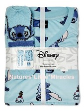 DISNEY LILO AND STITCH 3 PIECE WOMENS PAJAMAS PLUS SIZE 2X,3X  SOCKS 24 NEW NWT