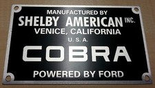 Shelby Cobra FIA Chassis Platte chassis plate