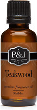 P J Trading Fragrance Oil  Teakwood Oil 30Ml - Candle Scents for Candle Making