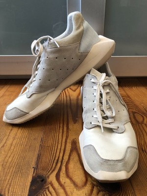rick owens tech runner white