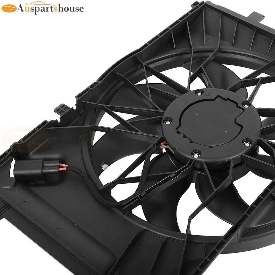 Conjunto de ventilador de radiador para 02-07 MERCEDES-BENZ C230 01-05 C240 C280 C32 AMG C320 Foto 4 de 4