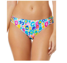 Salt  Cove Juniors' Printed Strappy-Side Hipster Bikini Bottoms Size XL aw36 