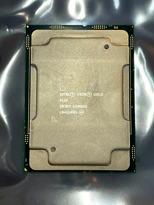 SR3B3 Intel Xeon Gold 6126 12-Core 2.60GHz 19.25MB 125W FCLGA3647 Processor