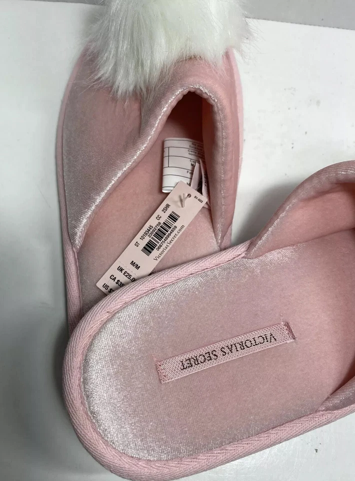 Zapatilla VS Victoria’s Secret Med 7/8 Pom Pom Rosa Nueva con Etiquetas Foto 3 de 4