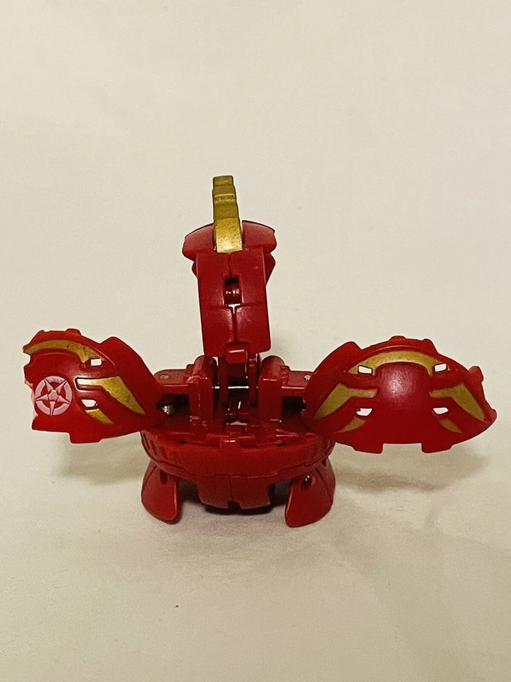 Bakugan Battle Brawlers B2 Red Pyrus Naga Dragonoid 440G Damaged For Parts - Image 3 of 4