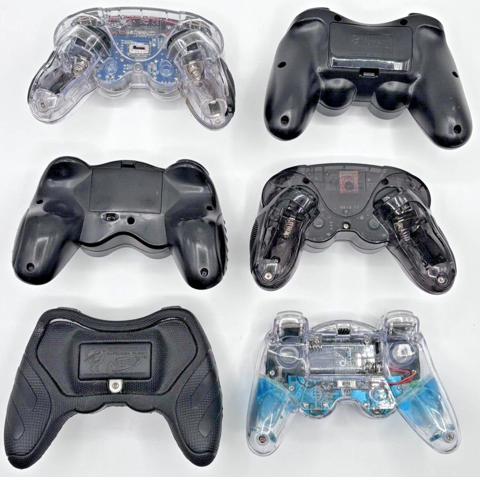 Lot of 6 Various Playstation 3 Controllers PS3 No Dongles UNTESTED - Image 2 of 2