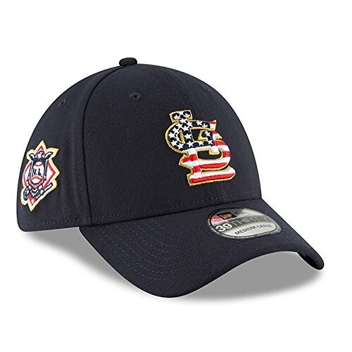 Authentic New Era MLB Stars & Stripes 4th of July Red/Navy 39THIRTY Flex Cap Mütze - Bild 88 von 124