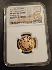 2022 Britain Sovereign Gold 7.9881g NGC PF 70 ULTRA CAMEO Platinum Jubilee