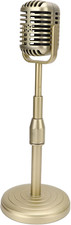 Vintage Microphone Prop Model Simulation Old Fashioned Microphone Model with Sta