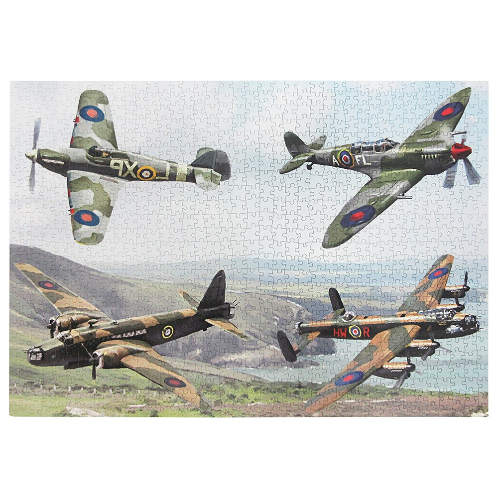 1000pc Jigsaw Puzzle Planes Vehicle Countryside Landscape Family Gift 70x50cm