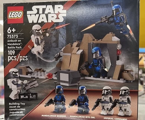 New In Box! LEGO Star Wars Ambush on Mandalore Battle Pack Building Set 75373!!