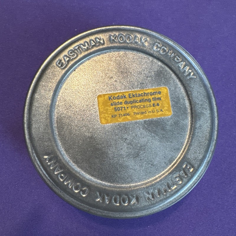 Antique Eastman Kodak Company Tin Box Film Storage Reel Canister Camera Case Old