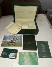 Rolex Watch Box Rolex SA - Geneve Suisse 31.00.04 EMPTY Box with Booklets