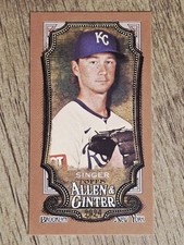 2024 Topps Allen & Ginter Short Print Mini Gold Border Brady Singer #324