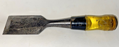 SALE VTG Stanley No.60 Woodworking Bevel Edge Chisel 2  Wide USA 8 1/2''  
