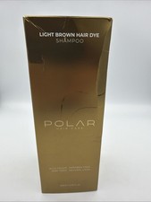 Polar Light Brown Hair Dye Shampoo Rich Color Non-toxic Care 6.76oz Natural Look