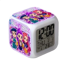 Kpop Hunter Digital Alarm Clock For Kids