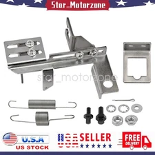 Throttle&Kickdown Cable Bracket Kit w/Springs&Linkage Studs For Holley Edelbrock