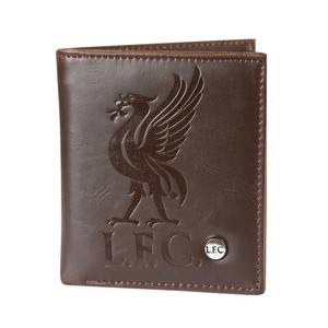 Liverpool FC Portefeuille Faux Cuir de luxe Brown OFFICIAL Cadeau de football
