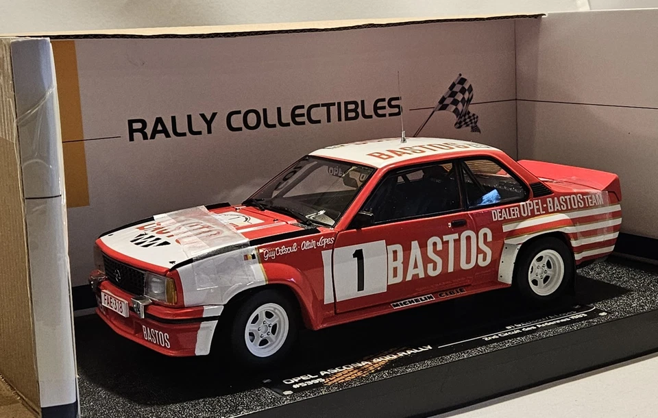 1:18 SUN STAR Opel Ascona 400 Bastos #1 Rally Circuit Des Ardennes - MINT in BOX - Image 2 of 4