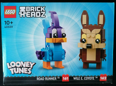 Lego BrickHeadz Looney Tunes - 40559 Road Runner & Wile E. Coyote - Neu und Ovp