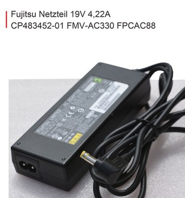 FUJITSU NETZTEIL CP483452-01 19V 4.22A 5,5-2,5mm LIFEBOOK E-A-S-P-T-U & usw. MMC