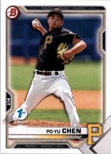 2021 Bowman Draft 1st Edition #BD151 Po-Yu Chen - BB