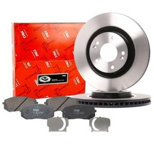 TRW Bremsscheiben 300mm + Bremsbeläge Vorne für KIA SPORTAGE SL HYUNDAI IX35 LM
