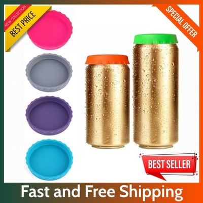 6 Pack Silicone Can Covers   Reusable BPA-Free Lids for Soda, Beer & Juice Cans.