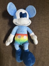  NEW Just Play Disney Rainbow Collection 9-10  Mickey Mouse Plush Pride LGBTQ 