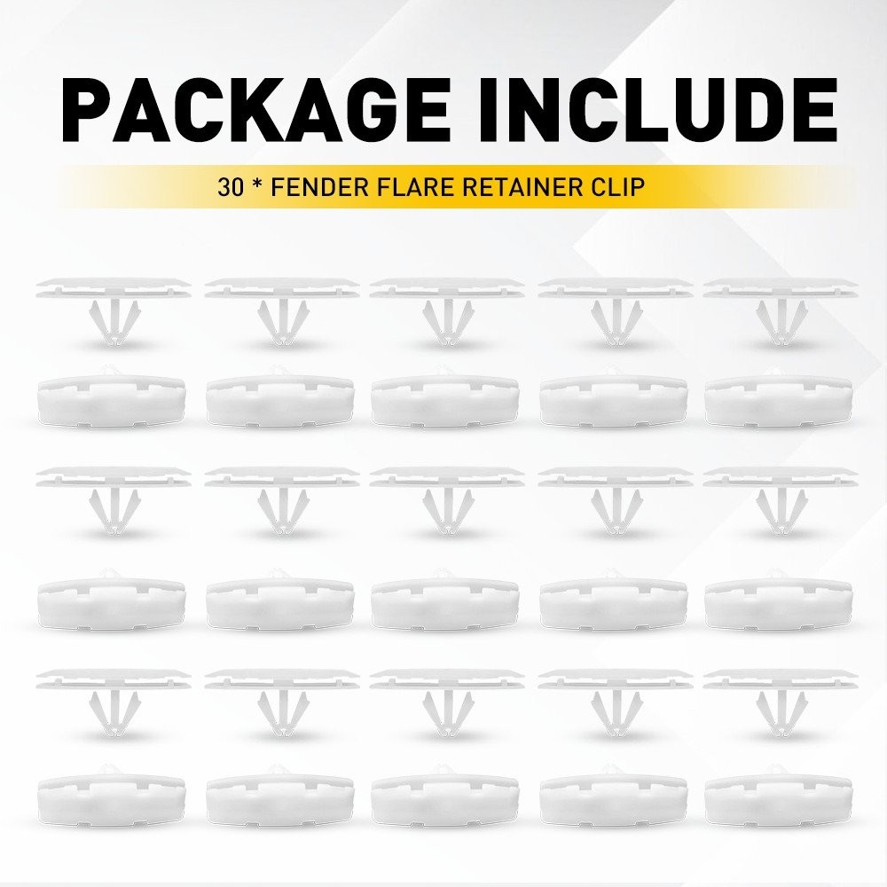 Fender Flare Retainer Clip For 2018-2020 Jeep Wrangler JL 2020 Jeep Gladiator JT thumbnail 4