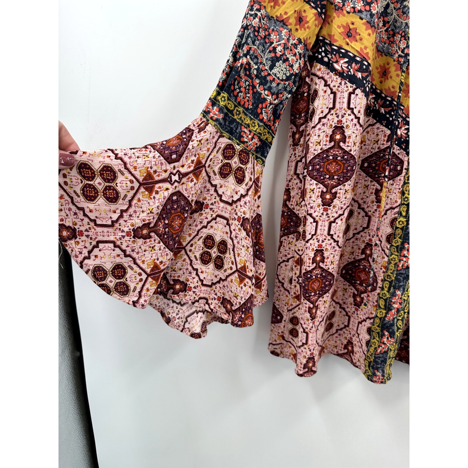 Altar'd State Patchwork Boho Peasant Mini Tunic D… - image 4