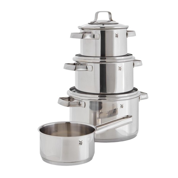 Topfset WMF Belmonte 4-Teilig Edelstahl SpüLmaschinengeeignet Alle Herdarten-image