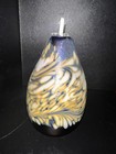 Maytum Studio Art Glass Oil Lamp Iridescent Vessel Vintage Signed 1984 — photo 3