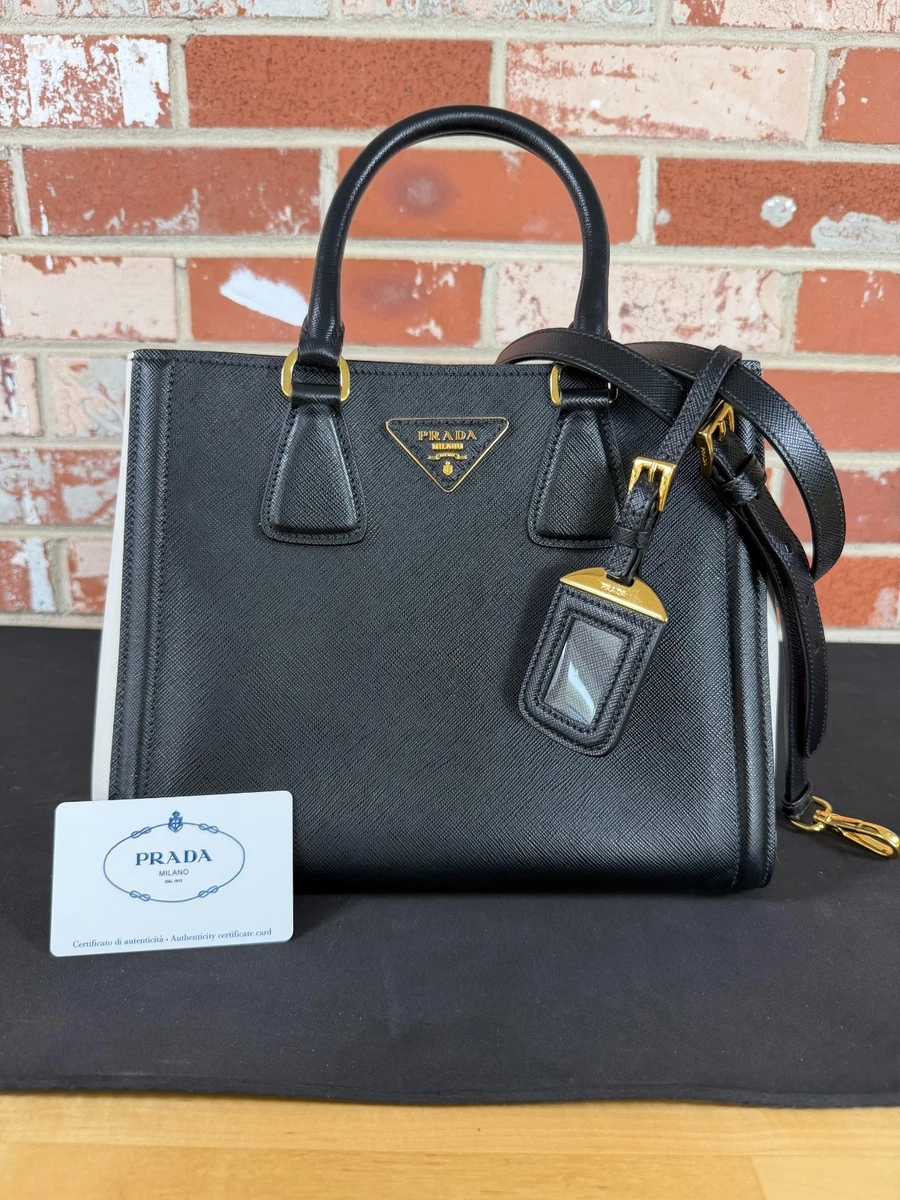 PRADA Zip Leather Exterior Bags & Handbags for Women for sale | eBay