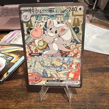 Cinccino ex 119/086 Crown Zenith Full Art Holo Rare Pokemon TCG 240 HP EN