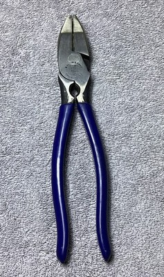VTG. M.,KLEIN AND SONS NO. 213-9 LINEMAN PLIERS